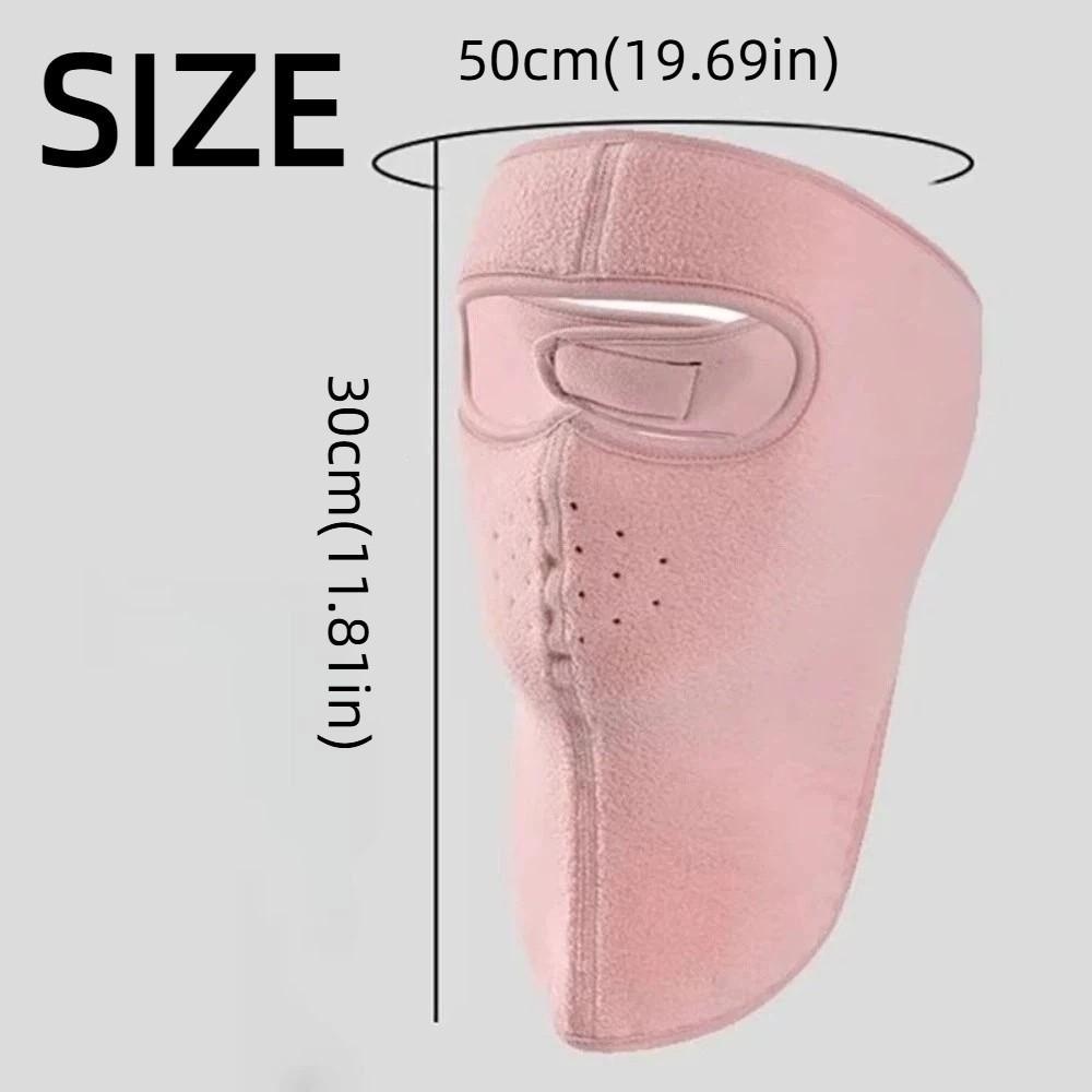 Windproof Winter Cycling Face Mask Soft Moto Cycling Mask Neck Cover Full Face Mask  Cold Weather