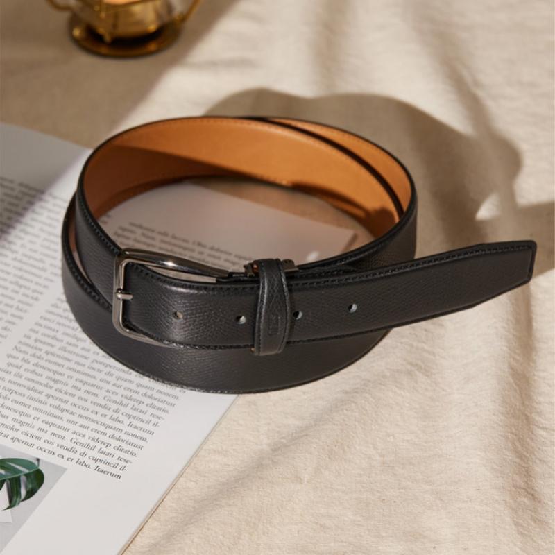 Daks Premium Black Europe Imported Cowhide Belt Dbbe6e384bk