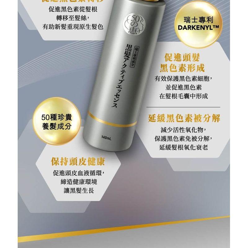 Rohto Mentholatum - 50 Megumi Anti-Grey Hair Essence