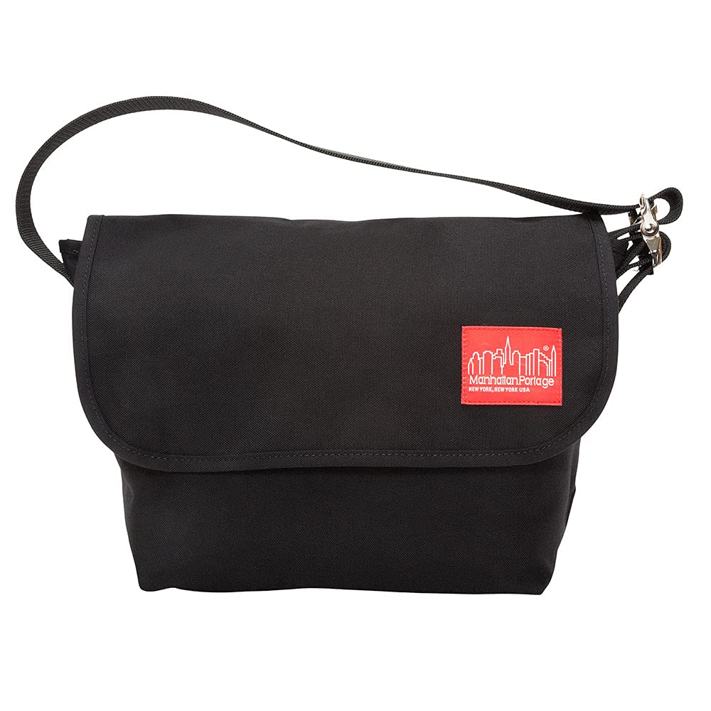 Genuine Vintage Messenger Messenger Bag MP1606VJR Black [Manhattan Portage] [Official]