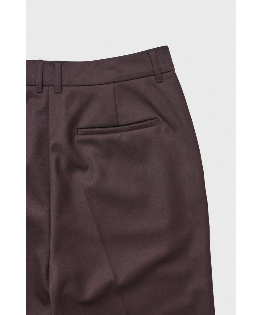 YOUTH Flared Wool Trousers - Brown