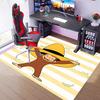 1pc Curious George Entrance Mat, Non-Slip Mat Area Rug,Room Decor, Outdoor Decor, Kitchen Rug,Doormat - Machine Washable, Easy to Clean