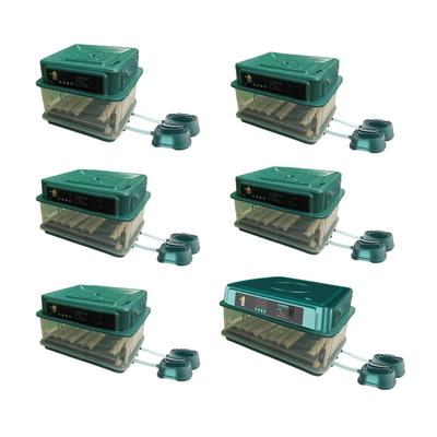 Automatischer Wende-Eierbrüter mit abnehmbarer ABS-Schale, Doppelstromversorgung, Temperaturregelung für Geflügelbrüter, Hühner- und Enteneier