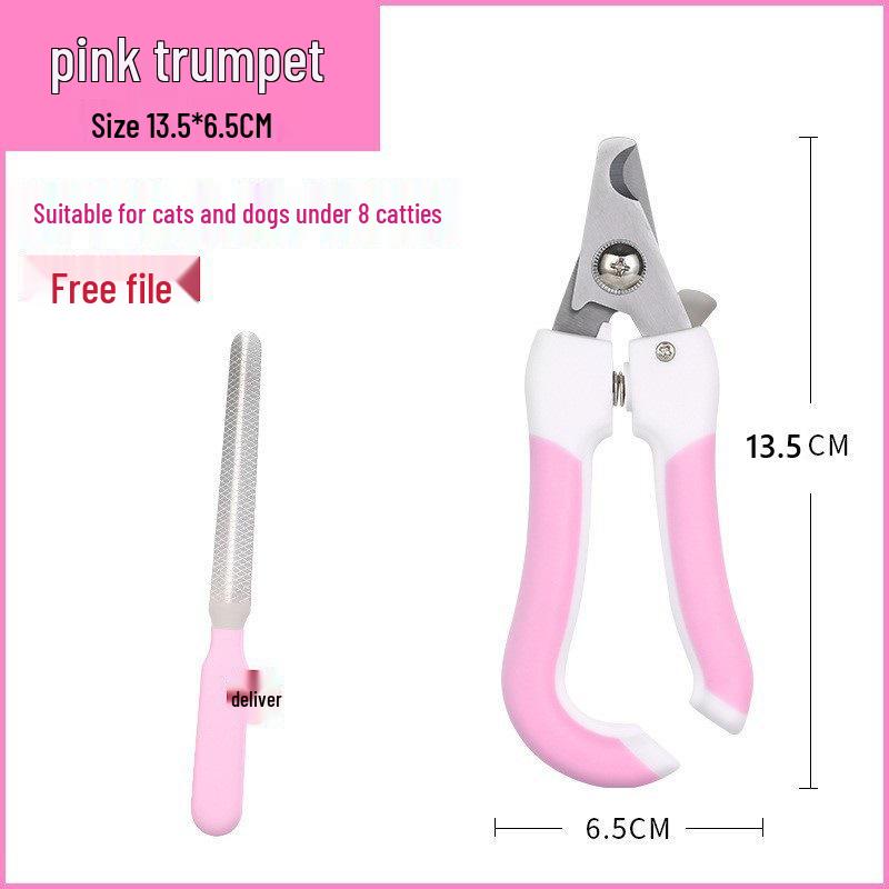 

Stainless Steel Pet Nail Clippers for Dogs and Cats - Grooming and Beauty Tool OPP Packaging