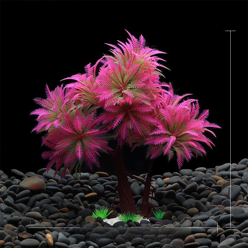 Fish Tank Landscaping Decoration: Simulated Water Plant & Sand Table Bonsai Ornament CB-E80