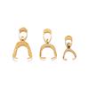 20pcs Stainless Steel Pinch Clip Bail Hooks Connectors Pendant Necklace Charm Beads Jewelry Findings DIY Making Supplies