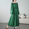 Round Neck Loose Long Dress