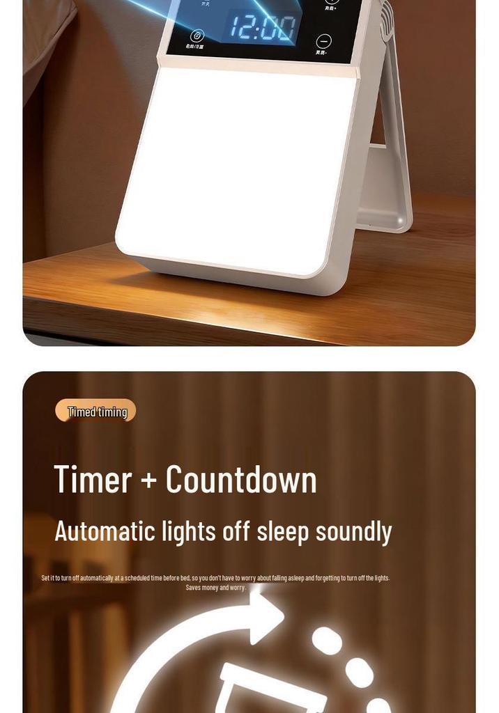Multifunctional Eye-Caring Touch Desk & Night Lamp with Stepless Dimming and Charging Features