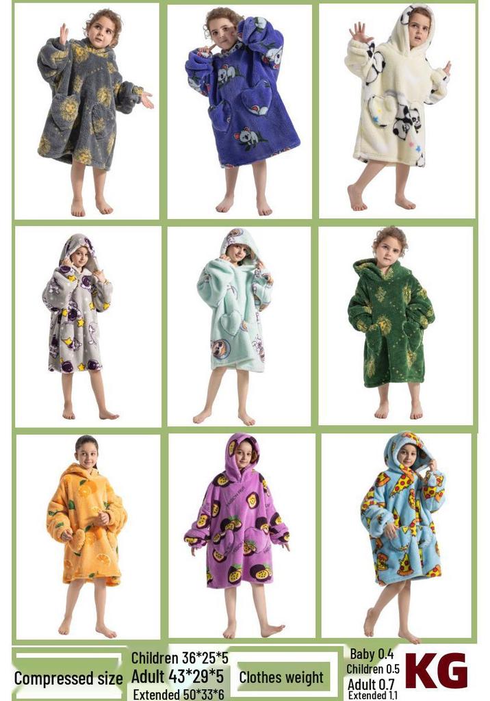 Herbst/Winter Übergröße Kapuzen-Decke - Unisex, Warm, Lockere Passform für Paare