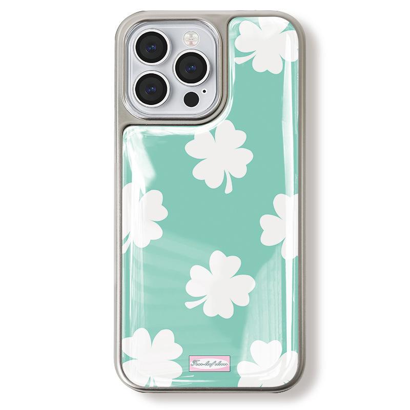 

Чехол Zhitai с гальванизированной серебряной кромкой и эффектом капель для iPhone 15/Huawei P70 iPhone 17 Pro Max