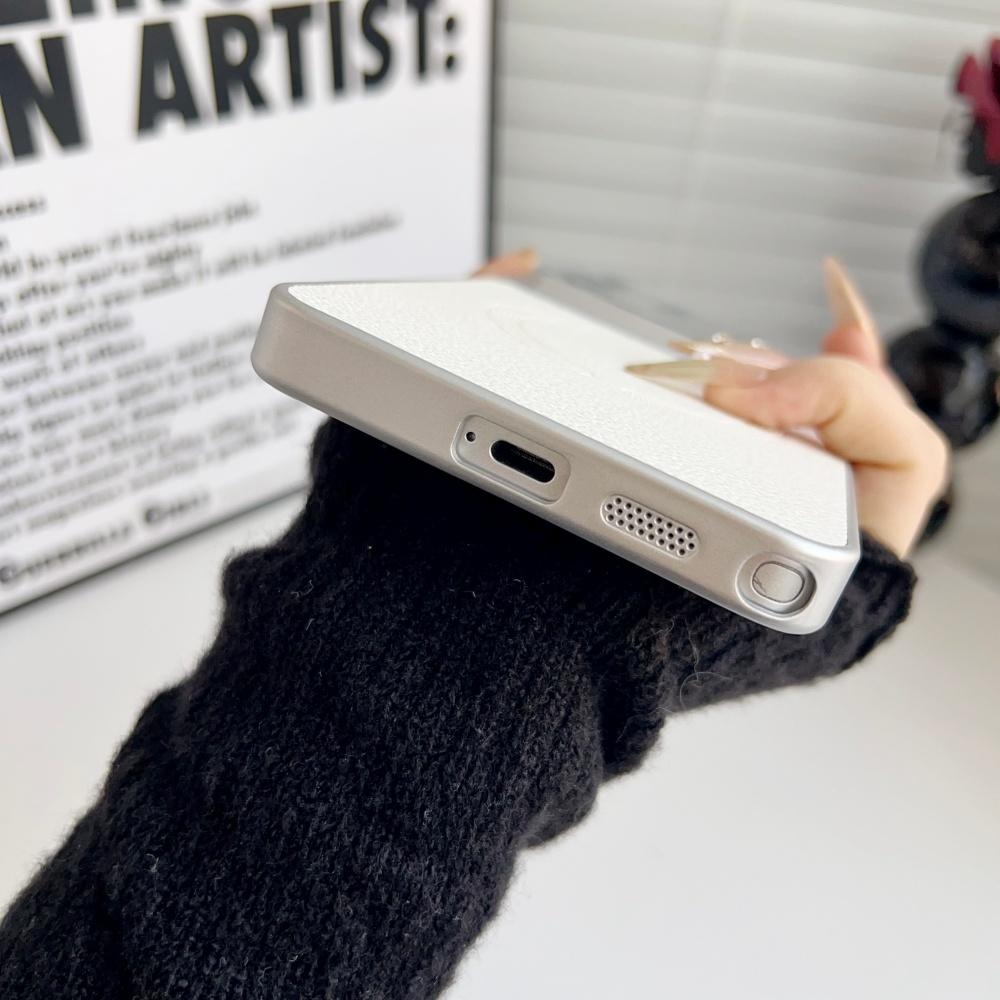 Luxury Premium Leather for Magsafe Cases For Samsung Galaxy S26 Ultra S25 Edge S24 FE Plus Large Camera Window Shockproof Cover