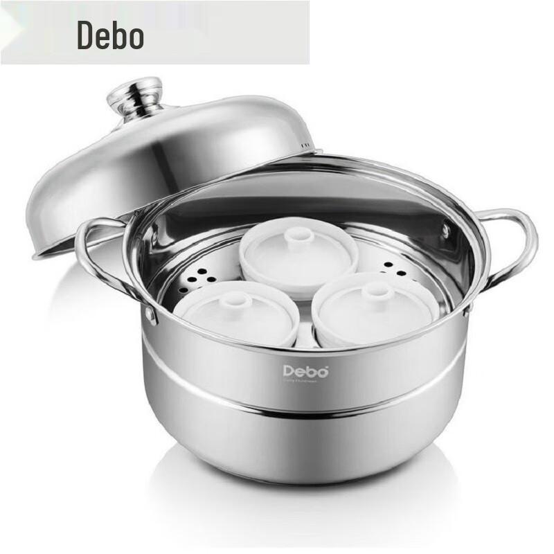 Debo DEP-361 Stainless Steel Soup Pot with 3 Stew Pots
