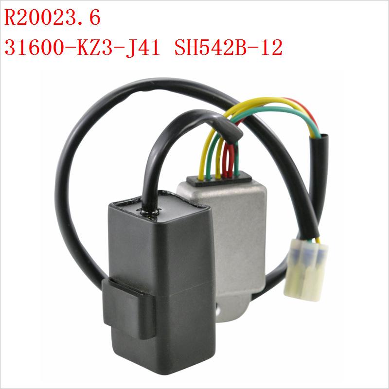 2023.6 Regulator Rectifier for Honda CR125/250R and XR650R, Part No. 31600-KZ3-J41 SH542B-12