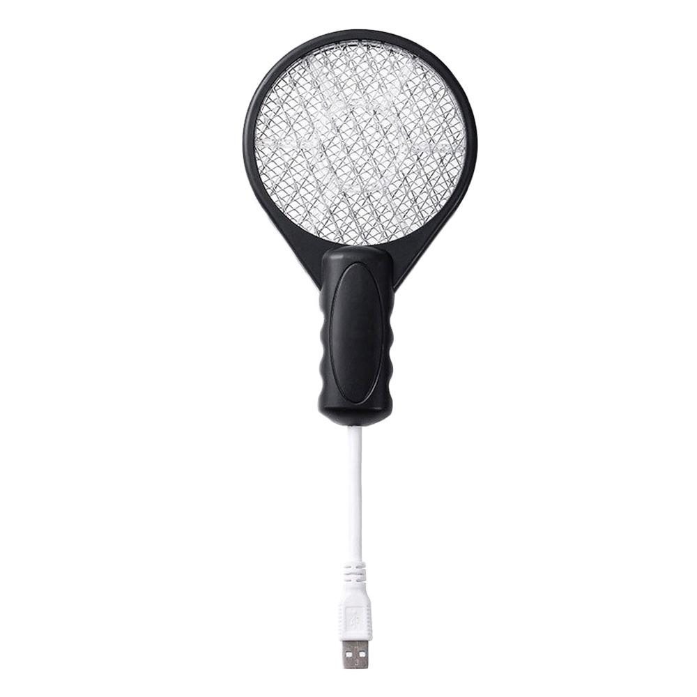 

Ультрафиолетовая лампа Ловушка для комаров Мухобойка USB Уничтожитель комаров Новая ракетка от насекомых Дом белый