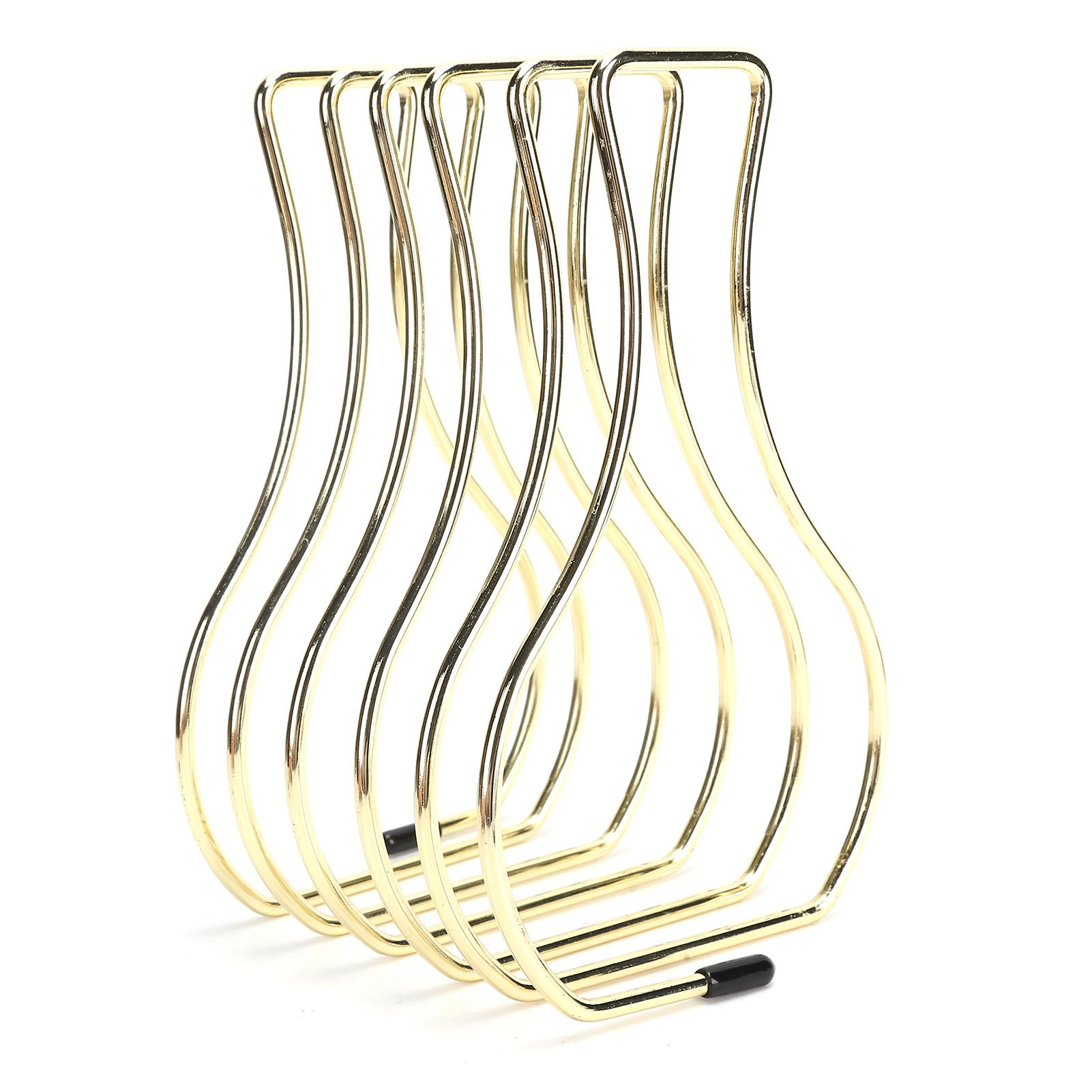 Wrought Iron Bookshelf Practical Retractable Metal Wine Bottle Desk Book Storage Rack