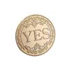 Yes/No Coins Help Decide Collectible Toys Exciting Coin-plated Souvenirs for Children's Holiday Gifts