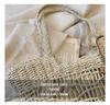 Bohemisk Etnisk Stil Vävväska - Tofs av Halm, Stor Kapacitet för Kvinnor