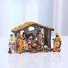 Nativity Scene Religious Tabletop Nativity Scene Figurines Set for Holidays Home Decor
