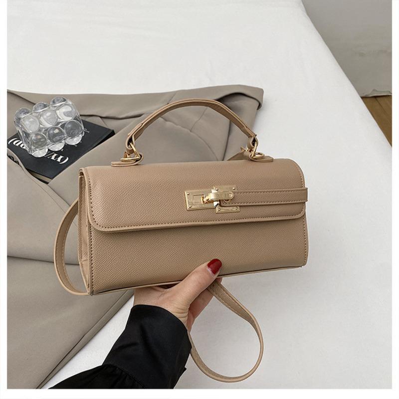 Portable Small Square Bag, Retro Crossbody Bag, High-end Commuting Trend Kelly Bag