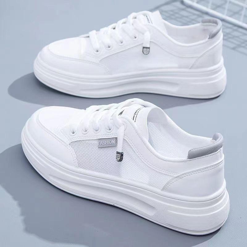 

Special spring and summer little white shoes women s shoes 2025 new versatile sports hollow mesh breathable casual student board shoes 35
