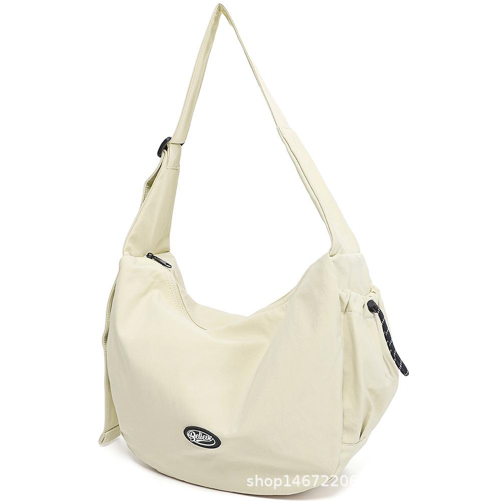 

Crossbody Bag, Fashionable Commuting, Large-capacity Dumpling Bag, Single-shoulder Bag бежевый