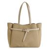 Pragma Women's A4 Tote Bag, Synthetic Leather, Commuter Bag, Lightweight, Stylish Design (Beige)