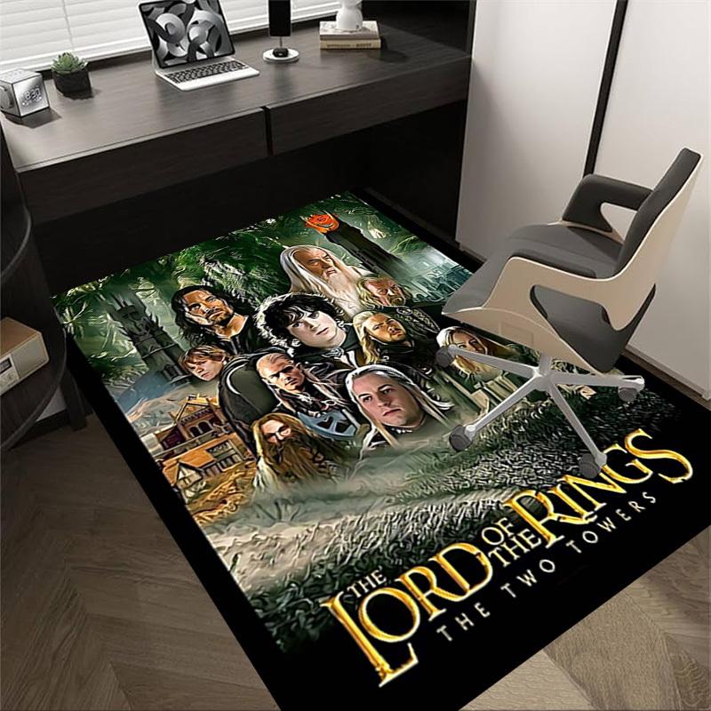 

1 шт. Ковер Властелин Колец Две Крепости Коврик для Офиса Домашний Декор Ковер для Зоны Фестивальный Подарок Коврик под Офисное Кресло Долговечный Материал1107L 60cm by 90cm