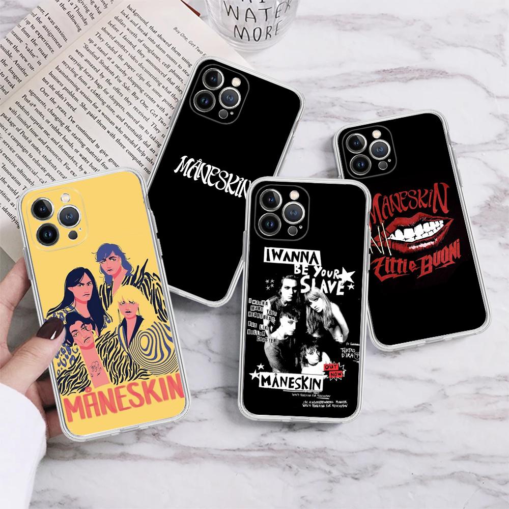 Maneskin Damiano David Phone Case For IPhone 16 15 14 11 12 13 Mini Pro XS Max Cover 6 7 8 Plus X Funda Shell