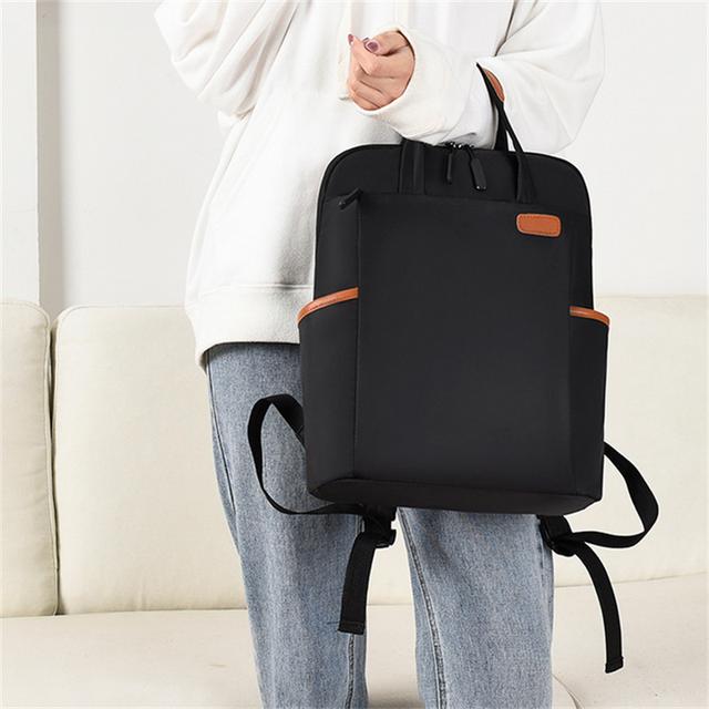 

Женский рюкзак, модные Оксфордские студенческие школьные рюкзаки, сумка для ноутбука, повседневный дорожный рюкзак Mochila One Size чёрный