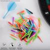 CyeeLife darts points plastic 100pcs 2BA screw soft dart points soft tips 8 color mix