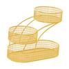 3 Layers Fruit Basket Storage Rack Compact Container Tiered Display Stand Bowl for