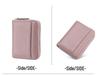 Women's Genuine Leather Zipper Card Holder - Anti-Demagnetization Multi-Slot Accordion Style