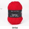 4-Ply Combed Milk Cotton Yarn Ball for Babies – Soft Cotton Spun Yarn