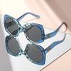 Butterfly-shaped personalized sunglasses, a decorative item for party hip-hop travel photography