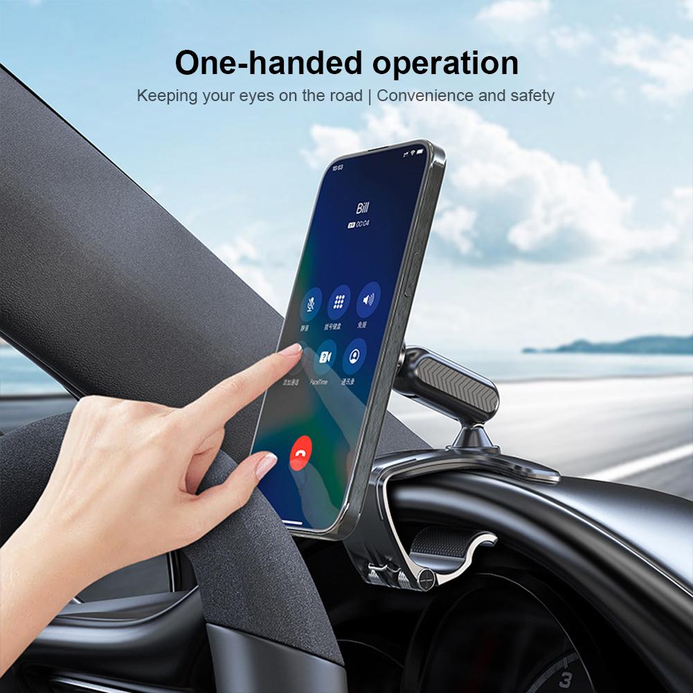 Magnetic Car Phone Holder 360° Rotation Dashboard Mount Mobile Phone Holder Multi-Purpose Magnetic Phone Stand for Home Office China Mainland