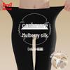 MaoRen Women's High-Waist Cashmere Silk Thermal Leggings