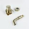 Bagnolux Wire Drawing Gold Concealed Basin Bathroom Faucet Brass Round Hole Water Outlet  Bathroom Hotel Decoration Faucet