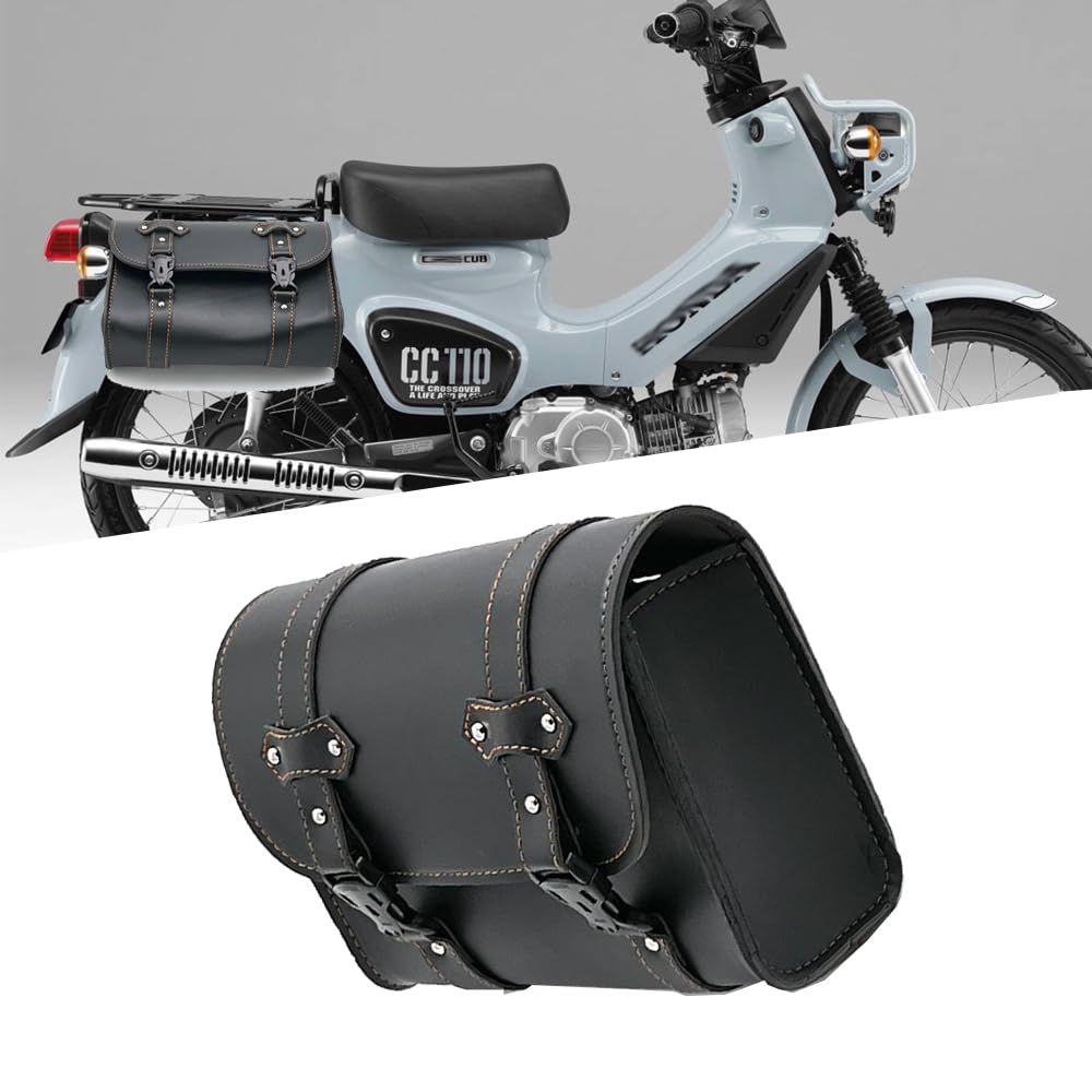 

MAORANG ДЛЯ Cross Cub CC110 Cross Cub CC50 Мотоциклетная передняя вилка седельная сумка Боковая сумка для инструментов Багажная седельная сумка Чехол для PU Кожа Cross Cub CC110 CC50