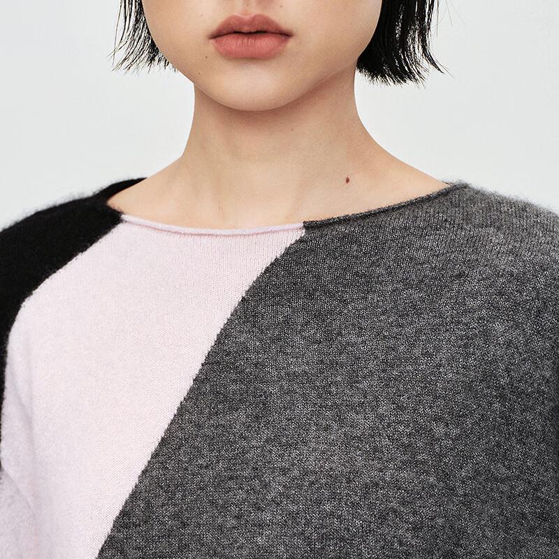 LESS 2025 Spring A-Line Long Sleeve Pullover Sweater