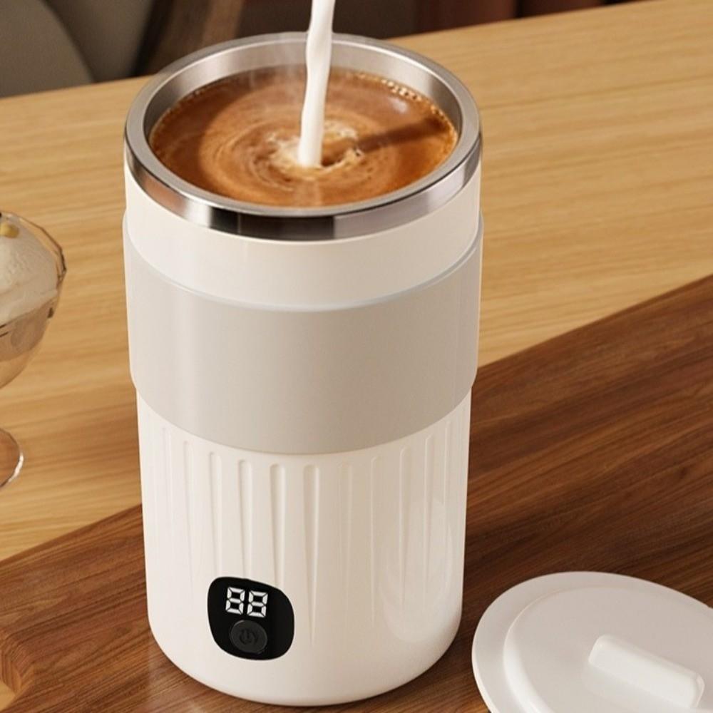 USB-Charging Coffee Mug Rechargeable Electric Stirrer Mug Smart Rotating Blender Cup Coffee