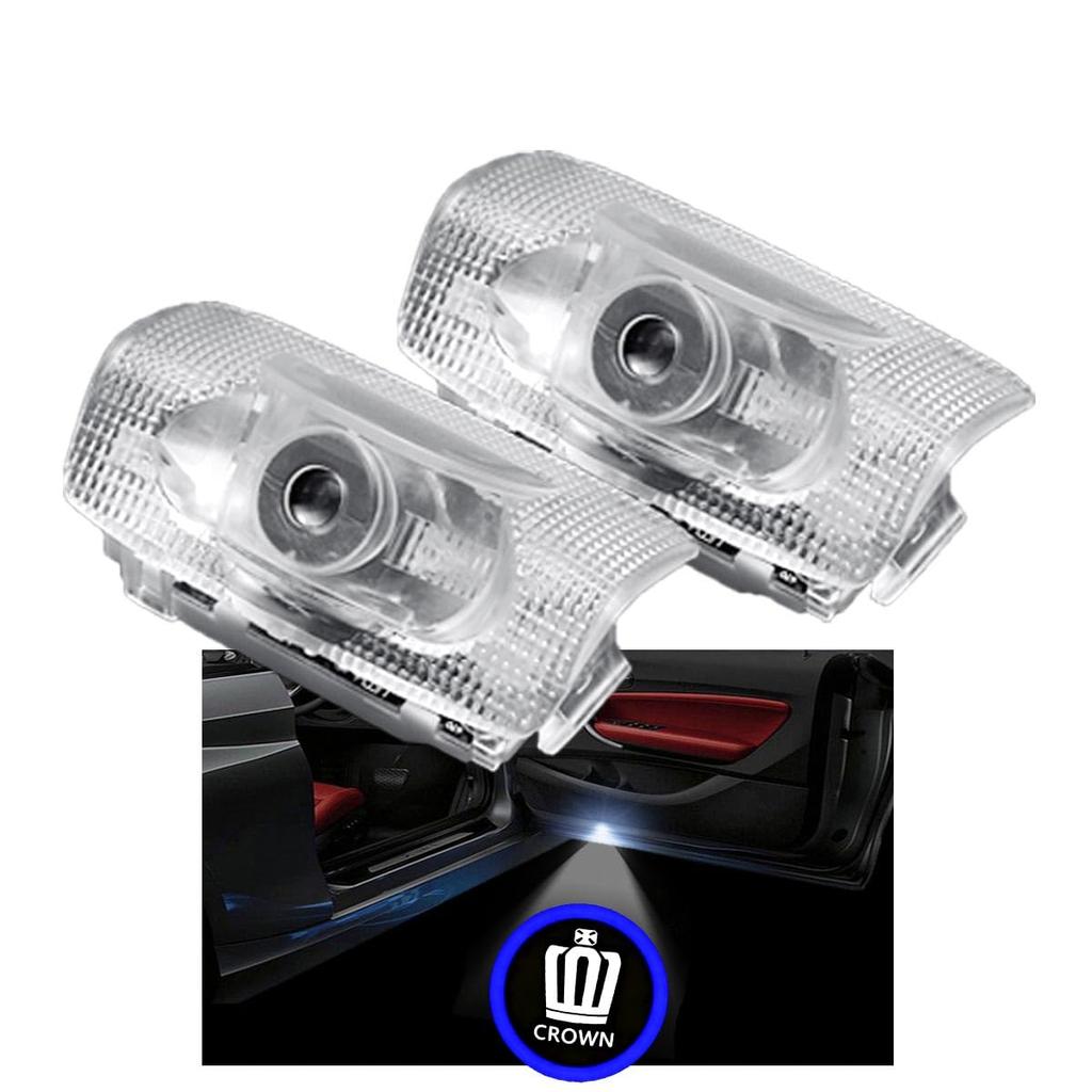 Ltsplay Crown Athlete Majesta 210 200 Dedicated Door Welcome Light with HD Logo Adjustable Set of Car Courtesy Lamp for Crown Athlete Majesta 220 17