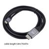 USB 3.1 Type C To Mini Adapter Cord Converter Cable 4K 60HZ/4K 30HZ HDR10 Support Suitable For Laptop TV Projector 180cm