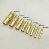 3 4 5 6 8 10 12 14 16 19 25 Mm Brass Straight Hose Pipe Fitting Equal Barb Water Pipe Joint Gas Copper Coupler Connector Adapter