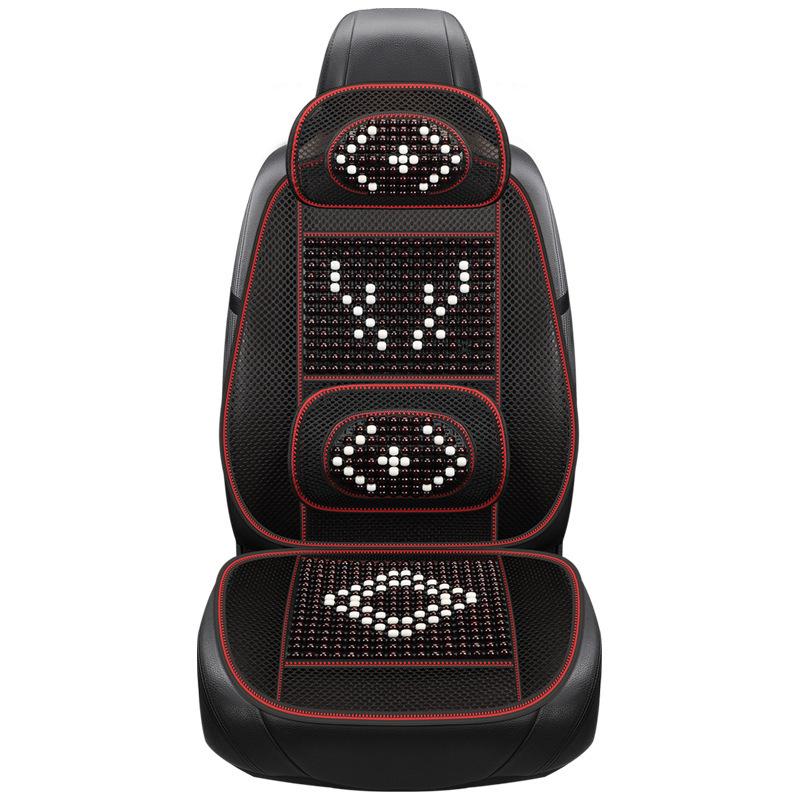 Universal Ventilated Wooden Bead Car Seat Cushion for All Seasons