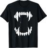 Tricou Costum Halloween Horror Lup Câine Vampir Monstru Dinți