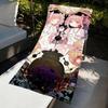 M-magi M-mado-ka M-magica Cartoon Towel Large Quick-Drying Microfiber soft Beach Towel for Travel Fitness Sauna Bathing Camping