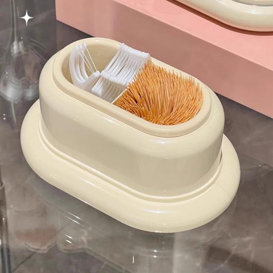Cartoon Toothpick Holder With Removable Dust Cover Plastic Toothpick Dental