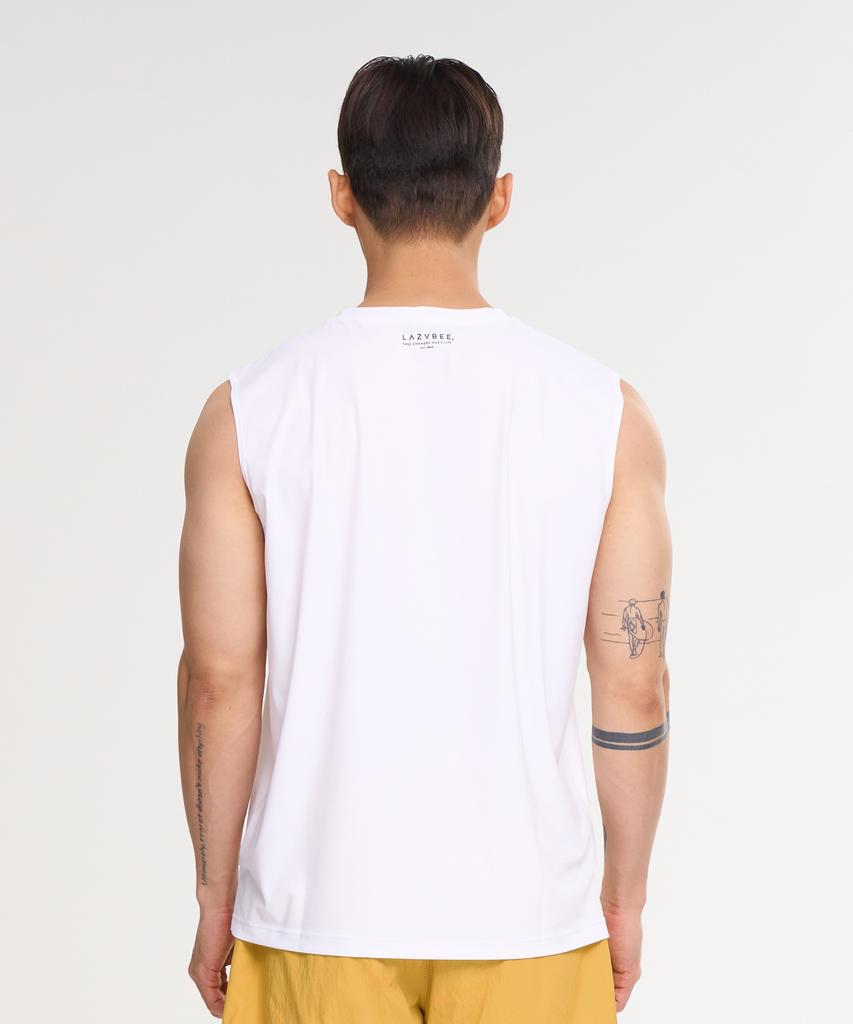 Leijibi Cool Touch Air Light Loose Fit Rash Guard Cover-Up Sleeveless M (2 Colors)