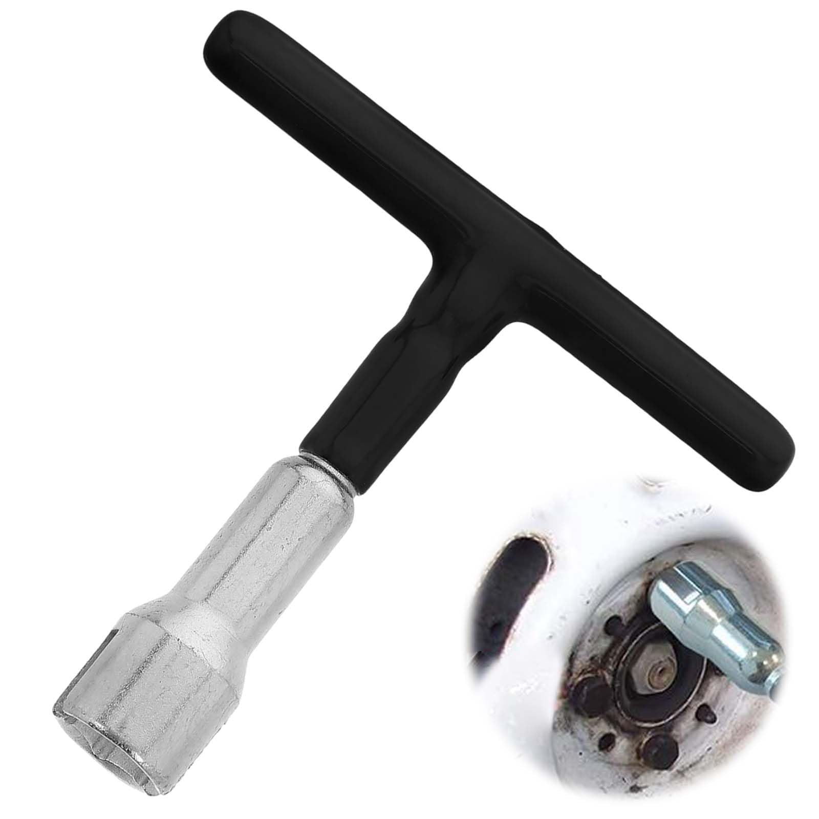 

EsiFare 12mm Nut Hex Nut Tool for Mechanical Maintenance and Auto Hand Tool for Tightening and Loosening Fasteners T-Handle Driver, Wrench,