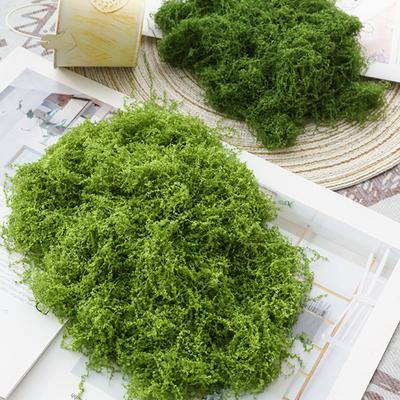 30/100G Artificial Green Moss DIY Crafts Indoor Plants Fairy Gardens Table Centerpieces Fish Tanks Microlandscape Decorative Fake Moss